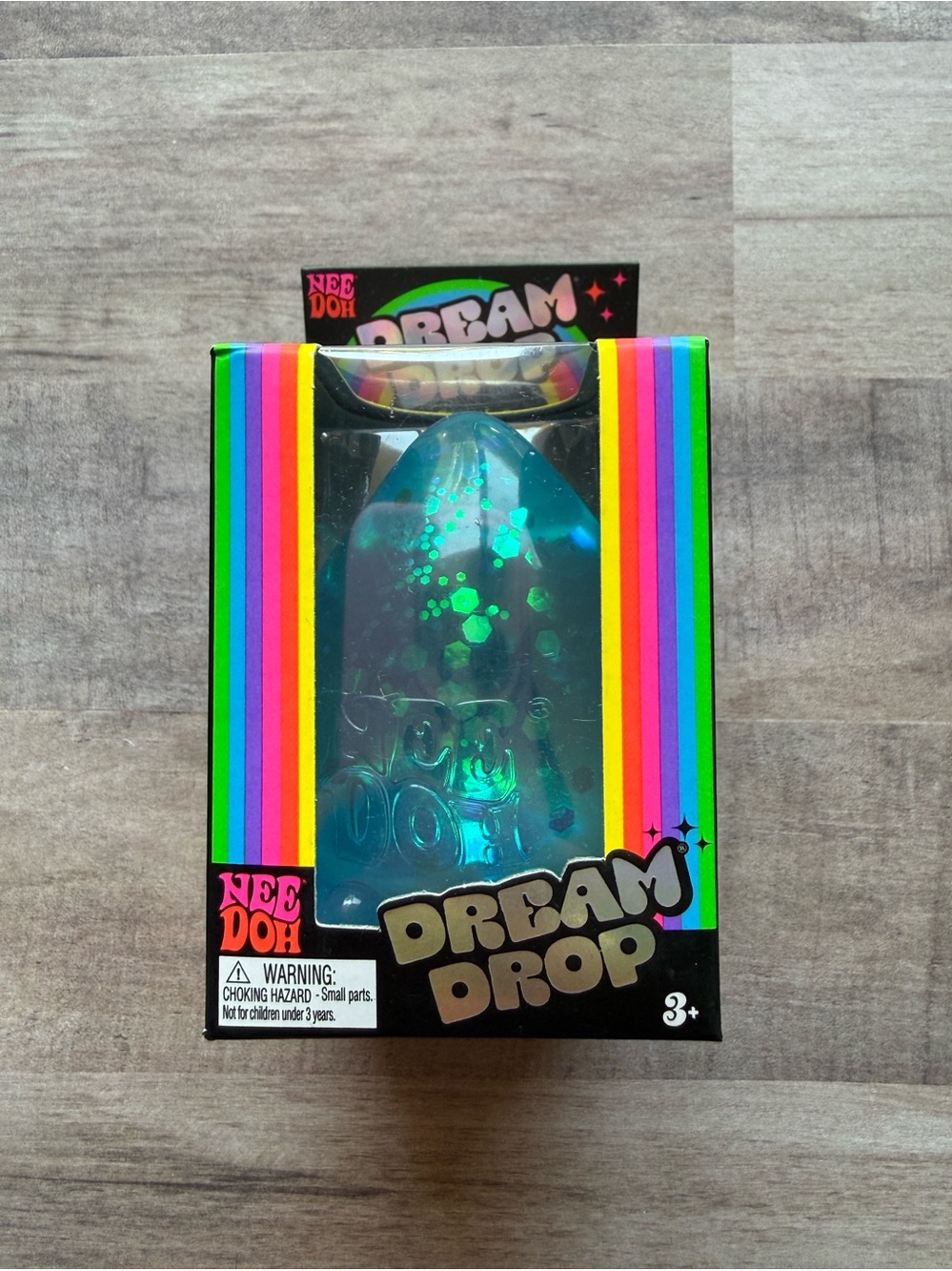 NEW SEALED Authentic Schylling NeeDoh Dream Drop in Blue Collectible Sensory Toy